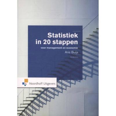 Statistiek in 20 stappen - Arie Buijs - Paperback (9789001814427)