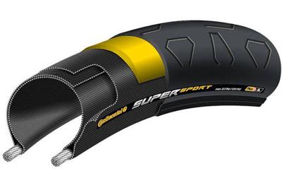 Continental super sport plus - racefietsband - 700x25c - draadband - zwart