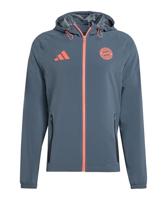 adidas Bayern München Vis Tech Vest 2025-2026 Donkergrijs Oranje - thumbnail