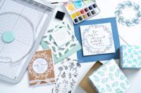 Sizzix • clear stamp set garden botanicals 17pcs - thumbnail