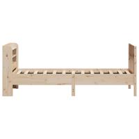 Bedframe zonder matras massief grenenhout 90x190 cm - thumbnail