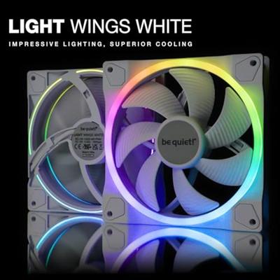 be quiet! Light Wings White 140 mm PWM high-speed Triple Pack case fan be quiet! Light Wings White 140 mm PWM high-speed Triple Pack case fan