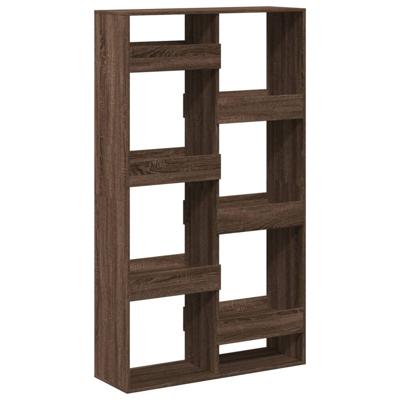 Kamerscherm 100x33x175 cm bewerkt hout bruin eikenkleurig
