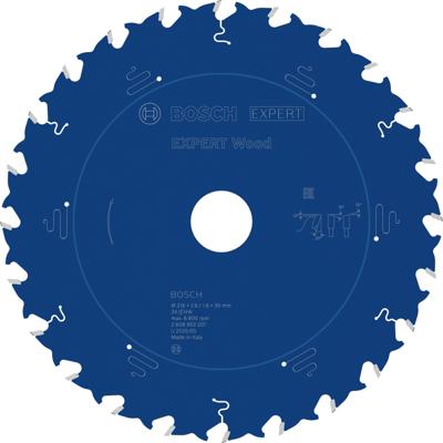 Bosch Accessoires EXPERT Wood Cirkelzaagblad | 216 x 2,6/1,6 x 30 mm | T24 - 2608902207 Bosch Accessoires EXPERT Wood Cirkelzaagblad | 216 x 2,6/1,6 x 30 mm | T24 - 2608902207