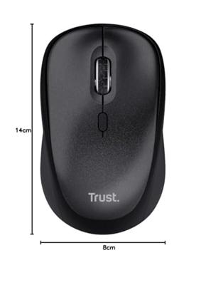 Trust draadloze muis TM-201, zwart
