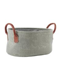 Aquanova York Opbergmand Salie groen YORSBM-582 - thumbnail