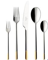 VILLEROY & BOCH - Ella Gold 18/10 Verguld - Bestekset 6 persoons 30-dlg - thumbnail