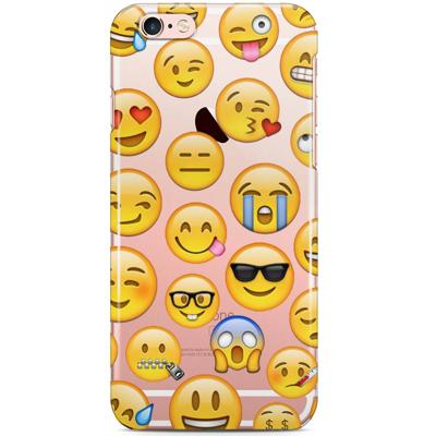 iPhone 6/6S siliconen hoesje - Emoji smileys mix 2 iPhone 6/6S siliconen hoesje - Emoji smileys mix 2