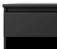 Nachtkastje Naia - 1 lade - mat zwart - Leen Bakker - thumbnail