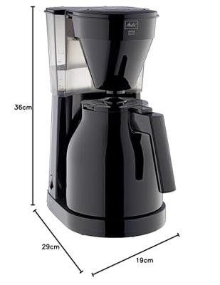 Melitta Easy II Therm Koffiefilter apparaat Zwart