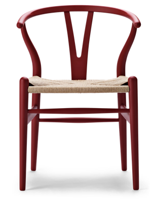 Carl Hansen & Søn CH24 Wishbone Stoel - Colours Red Brown