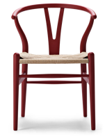 Carl Hansen & Søn CH24 Wishbone Stoel - Colours Red Brown - thumbnail
