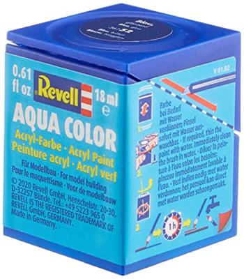 Revell 36152 Aqua Color verf Blauw (glanzend) Kleurcode: 52 RAL-kleurcode: 5005 Doos 18 ml Revell 36152 Aqua Color verf Blauw (glanzend) Kleurcode: 52 RAL-kleurcode: 5005 Doos 18 ml