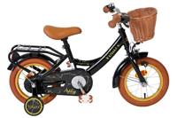 Volare ashley kinderfiets - meisjes - 12 inch - zwart - thumbnail