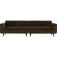 WOOOD Bank 'Statement' 4-zits, Rib, kleur Warm Groen - thumbnail