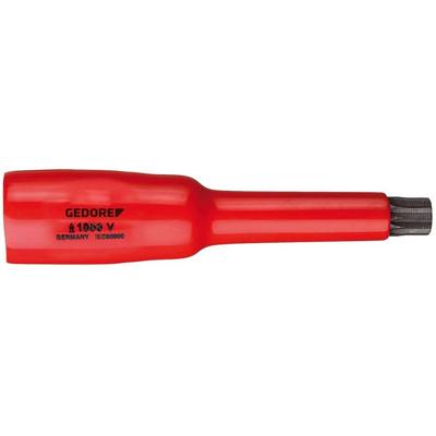 Gedore VDE INX 30 12 2946580 Veeltand (XZN) VDE-schroevendraaierbit 0 mm M12 3/8 (10 mm)