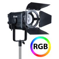Falcon Eyes RGB LED Fresnel Spot Dimbaar DM4 400W - thumbnail