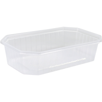 Bak | PP | 500ml | kilobak | 187x46mm | transparant | 350 stuks - thumbnail