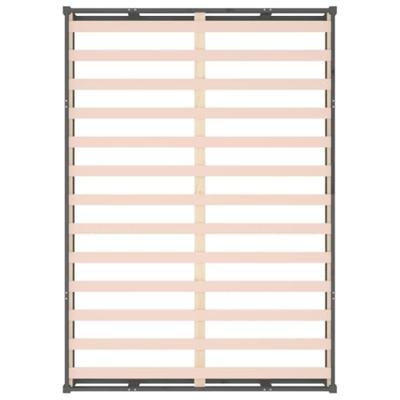 Bedframe massief hout grijs 150x200 cm 5FT King Size Bedframe massief hout grijs 150x200 cm 5FT King Size