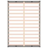 Bedframe massief hout grijs 150x200 cm 5FT King Size - thumbnail