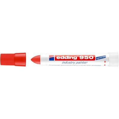 Viltstift edding 950 pasta rond 10mm rood | 10 stuks