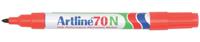 Permanent marker Artline 70N rood - thumbnail