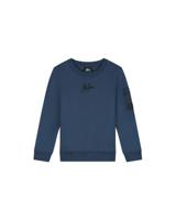 Malelions Zomer sweater jongens - navy blauw - nylon pocket - thumbnail