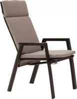 Trestino verstelbare dining tuinstoel frazer zwart - thumbnail