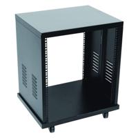 Omnitronic SR-19 19 inch rack 12 HE Staal Incl. wielen - thumbnail