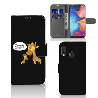 Samsung Galaxy A20e Leuk Hoesje Giraffe Samsung Galaxy A20e Leuk Hoesje Giraffe