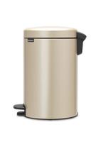 Brabantia pedaalemmer NewIcon 12 liter Metallic Gold - thumbnail