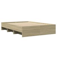 Bedframe zonder matras hout sonoma eikenkleurig 120x190 cm - thumbnail