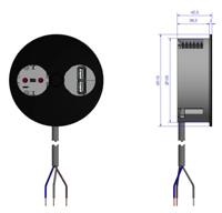 Bachmann 931131 Stekkerdoos Zwart 1 stuk(s) - thumbnail