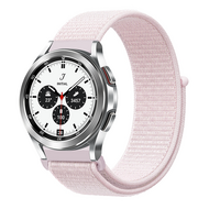Sport Loop nylon bandje - Lichtroze - Samsung Galaxy Watch 4 Classic - 42mm / 46mm Sport Loop nylon bandje - Lichtroze - Samsung Galaxy Watch 4 Classic - 42mm / 46mm