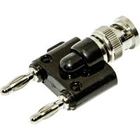 Mueller Electric BU-P1270 Adapterstekker BNC-bus - Bananenbus 4 mm Zwart, Messing - thumbnail