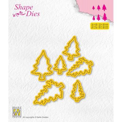 Nellie's Choice • shape dies dennenbomen 6st.