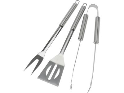 BBQ gereedschapset 3-delig rvs