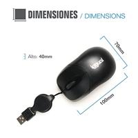 Muis iggual IGG316832 800 DPI RETRACTIL - thumbnail