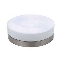 LED Plafondlamp - Opbouw Rond - E27 - Mat Chroom Aluminium - Ø285mm - thumbnail