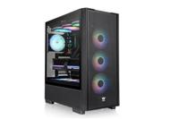 Thermaltake S380 TG ARGB Black Midi-tower PC-behuizing Zwart - thumbnail