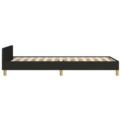 Bedframe zonder matras 100x200 cm stof zwart