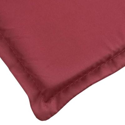 VidaXL Ligbedkussen 186x58x4 cm oxford stof wijnrood