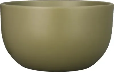 Schaal boule d26h14 legergroen mat