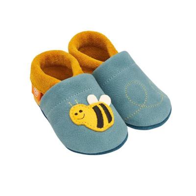 Orangenkinder babyslofjes Susi bee light blue-32-33