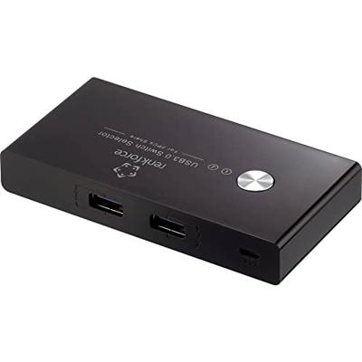 Renkforce RF-SHB-200 4 poorten USB 3.2 Gen 1-schakelaar + hub (USB 3.0) Zwart Renkforce RF-SHB-200 4 poorten USB 3.2 Gen 1-schakelaar + hub (USB 3.0) Zwart