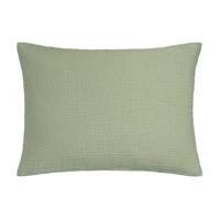 Vandyck Vandyck Pure 68 G.Dyed Smoke Green Kussensloop (40x55) - thumbnail