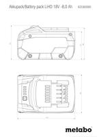 Metabo Accu-PACK LIHD | 18 V | 10 Ah - 625549000 - thumbnail