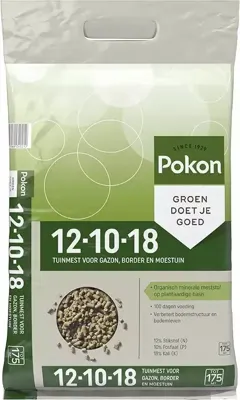 Pokon gazon en tuin 12-10-18 mest 6.75 kg