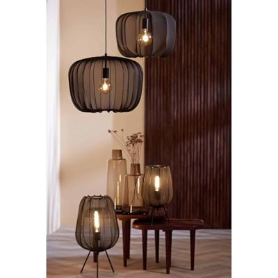 Light & Living Bohemian hanglampPlumeria zwart Ø 50cm - 2963412