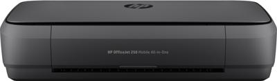 HP OfficeJet 250 All-in-One Multifunctionele printer Inkjet Kleur A4 Printen, scannen, kopiëren Werkt op een accu, WiFi, ADF